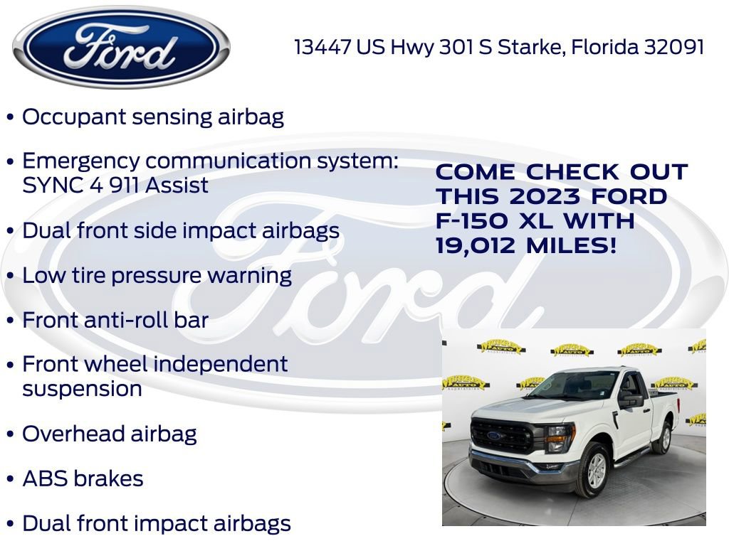 Certified 2023 Ford F150 XL w/ XL Chrome Appearance Package image 27