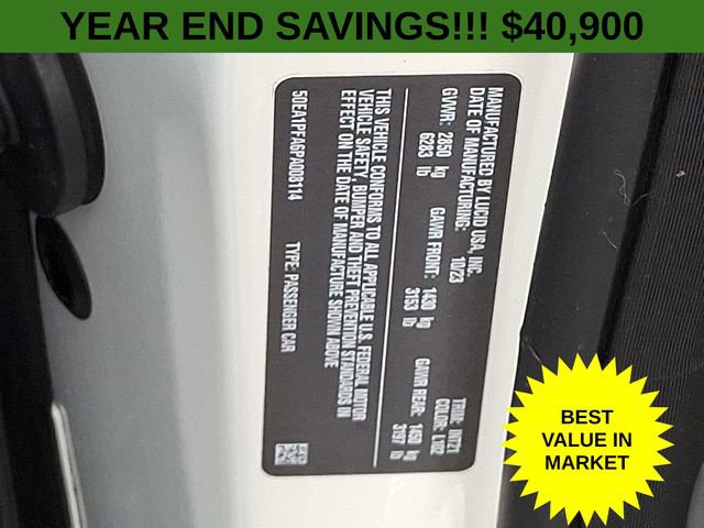 Used 2023 Lucid Air Pure image 29