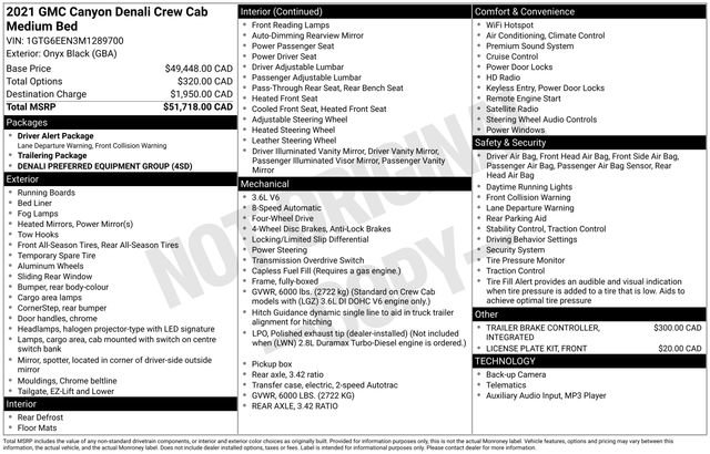 Used 2021 GMC Canyon Denali image 20