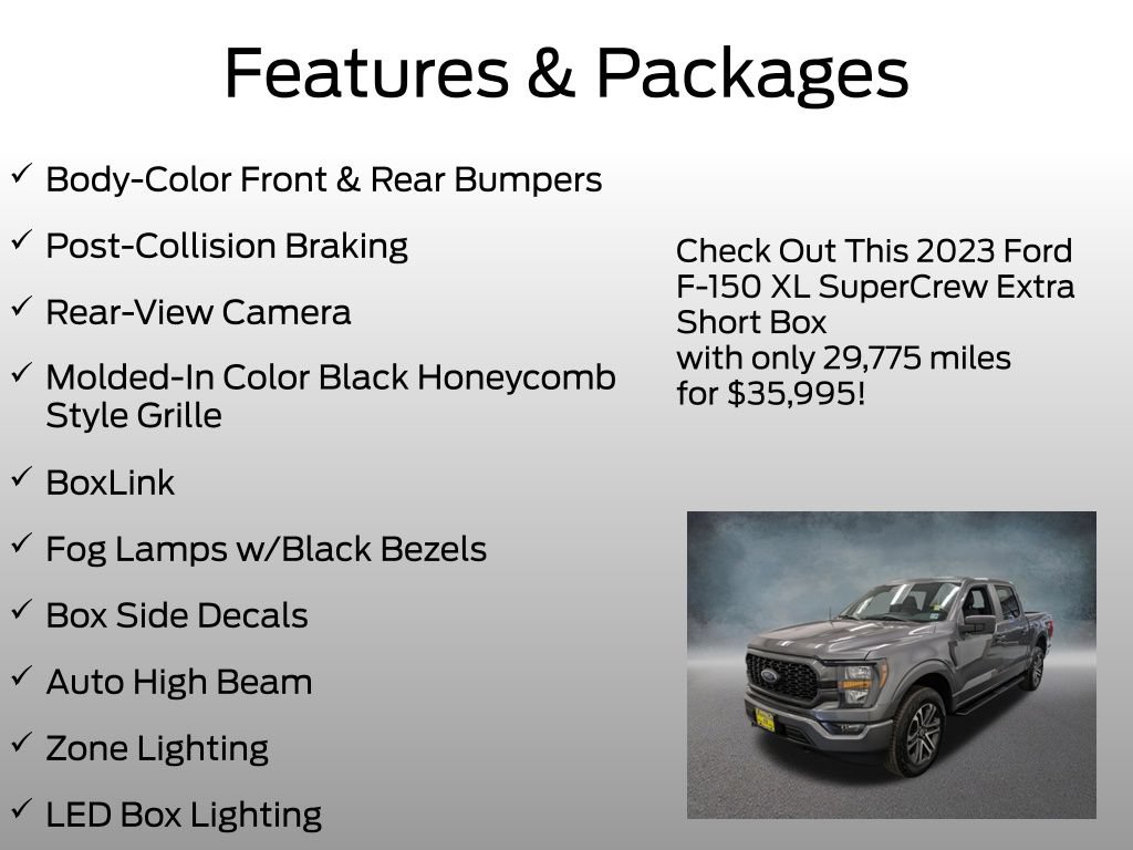 Certified 2023 Ford F150 XL w/ STX Appearance Package AWD/4WD image 8