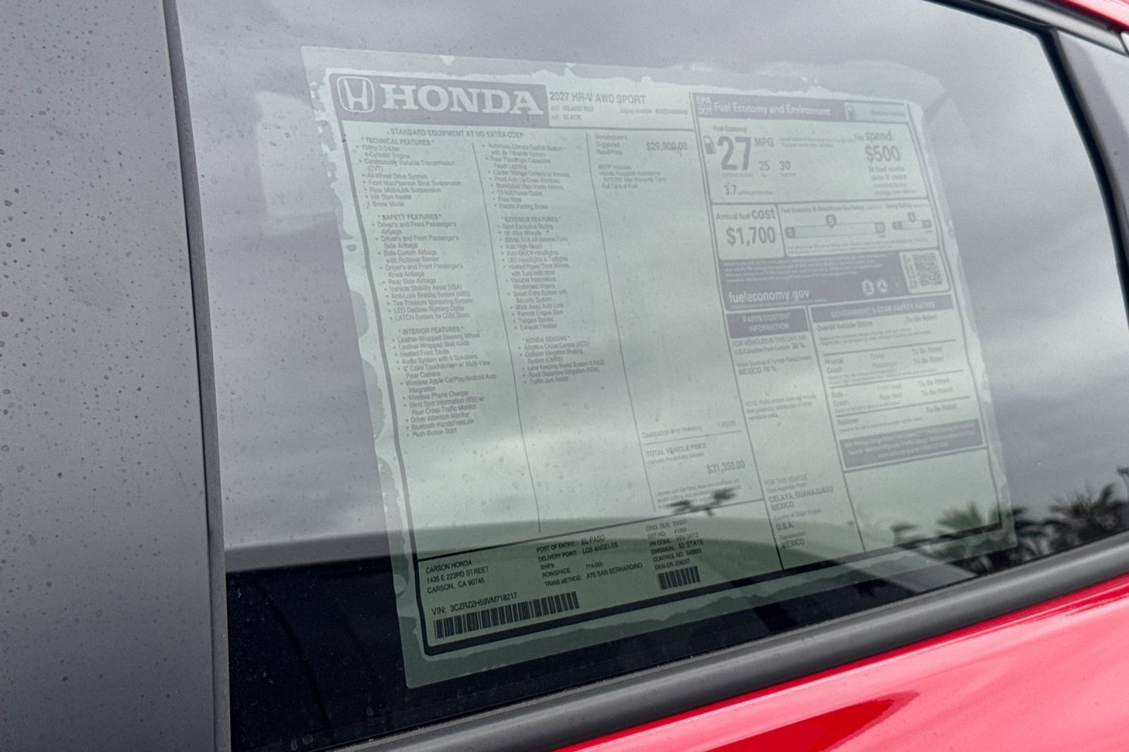 New 2027 Honda HR-V Sport image 32