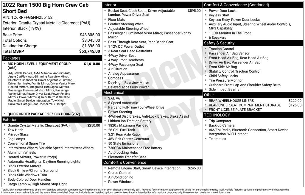 Used 2022 RAM 1500 Big Horn image 35