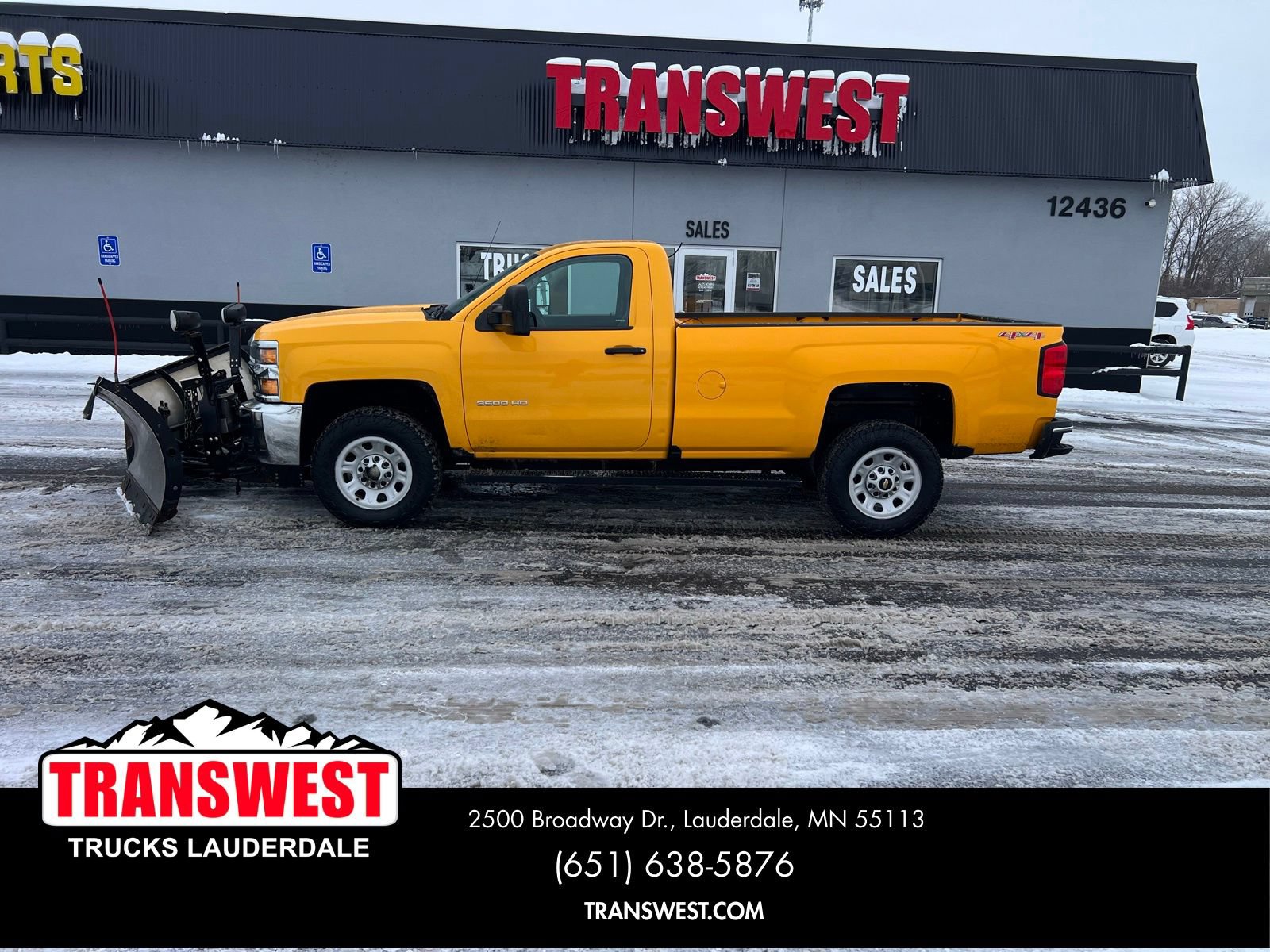 Used 2017 Chevrolet Silverado 3500 W/T w/ Snow Plow Prep Package AWD/4WD image 13
