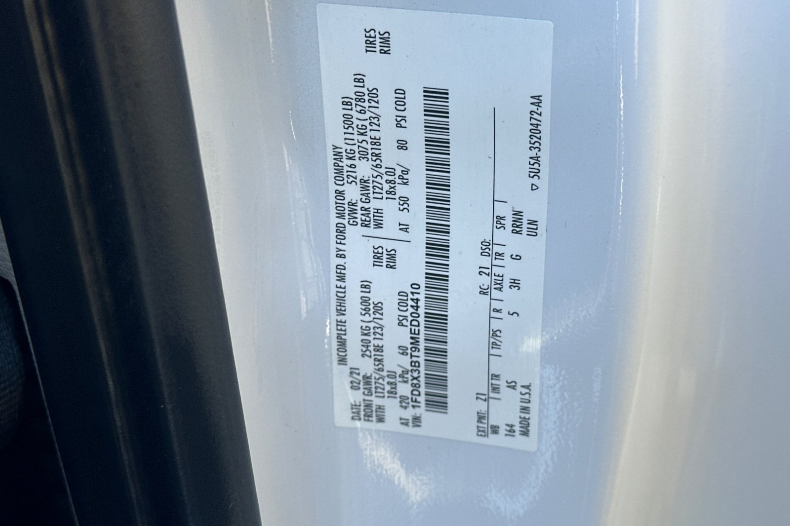 Used 2021 Ford F350 XL w/ STX Appearance Package AWD/4WD image 25
