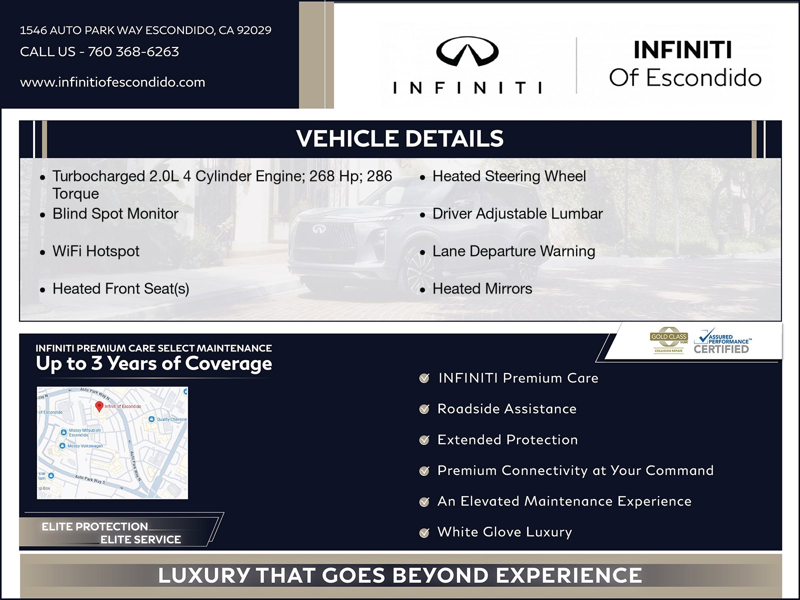 Used 2026 INFINITI QX60 Pure w/ Cargo Package FWD image 3