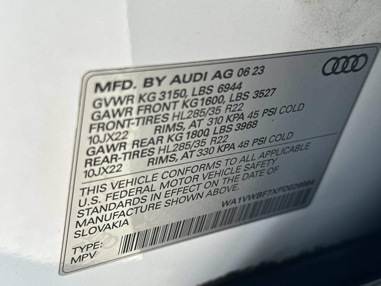 Used 2023 Audi SQ7 Prestige w/ Prestige Package AWD/4WD image 28