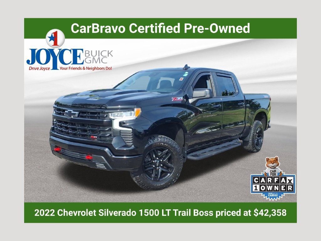 Certified 2022 Chevrolet Silverado 1500 LT Trail Boss w/ Convenience Package II