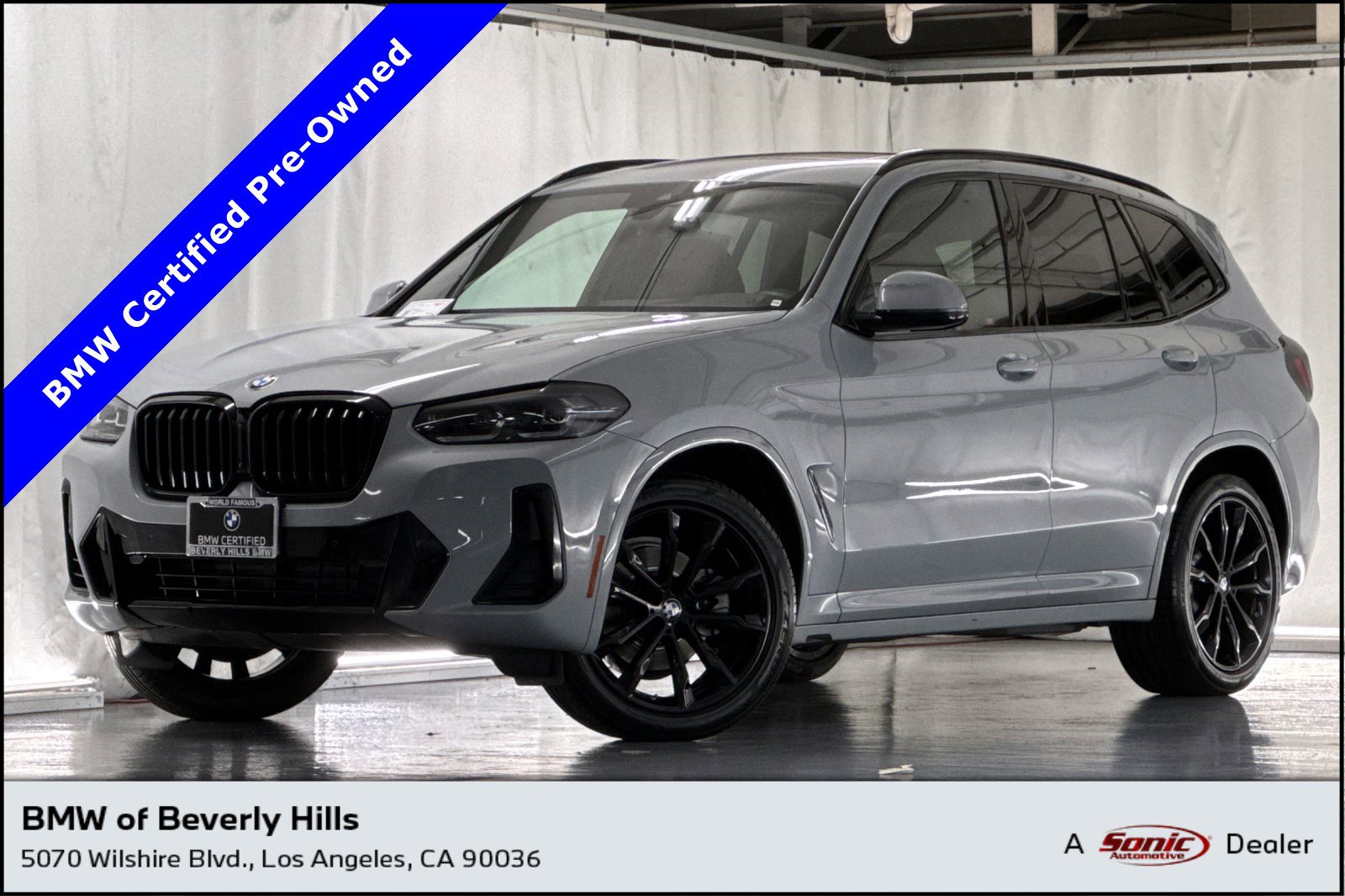 Certified 2022 BMW X3 sDrive30i w/ M Sport Package