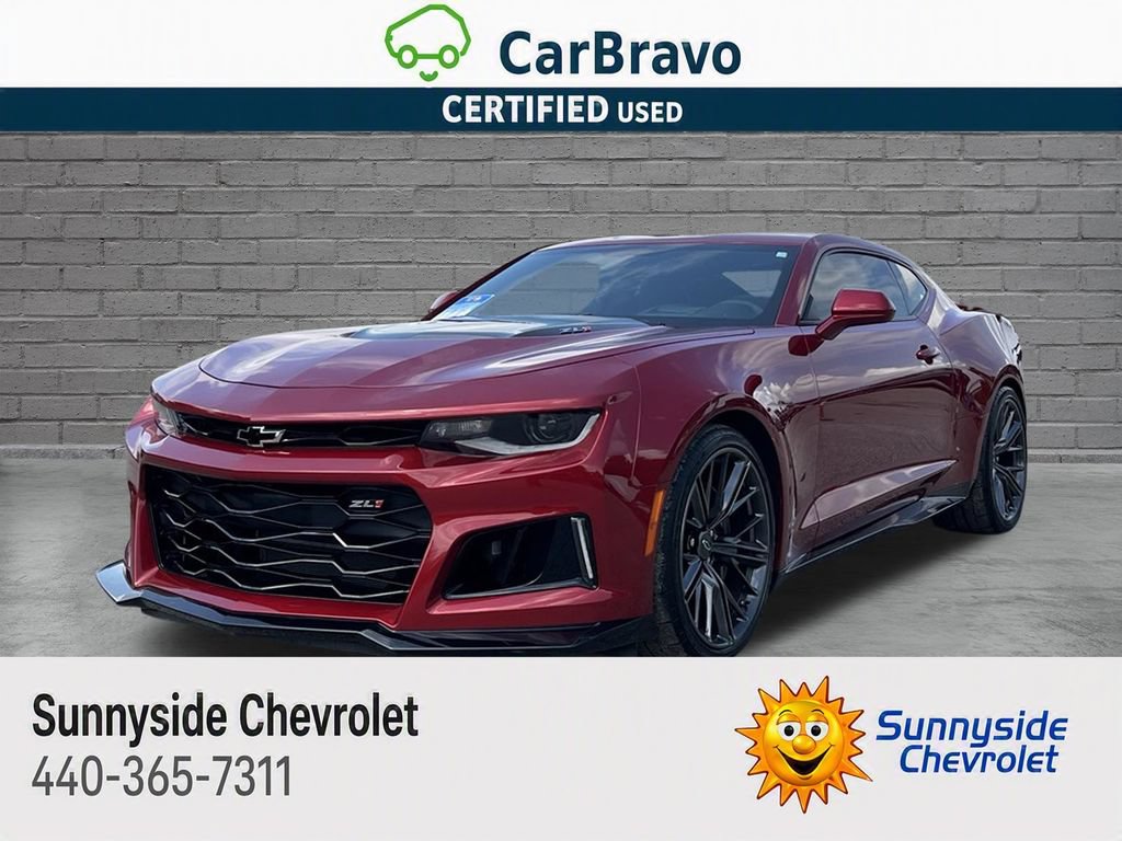Certified 2020 Chevrolet Camaro ZL1 RWD image 1