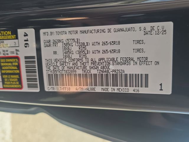 New 2026 Toyota Tacoma SR5 image 33