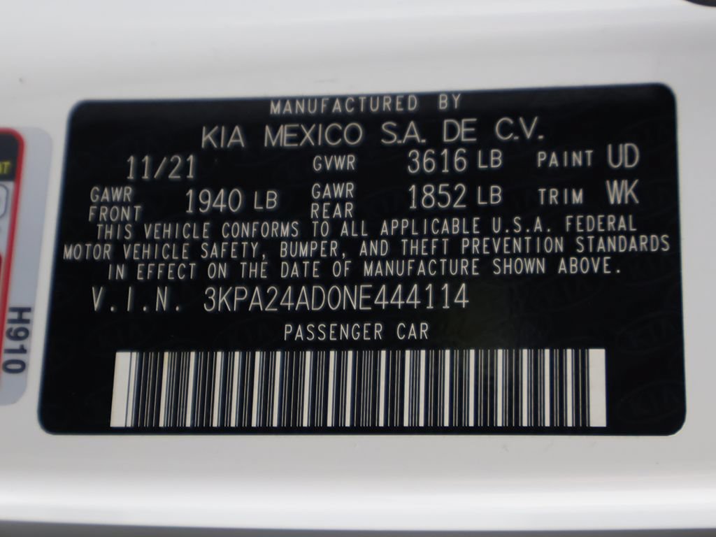 Used 2022 Kia Rio LX FWD image 44