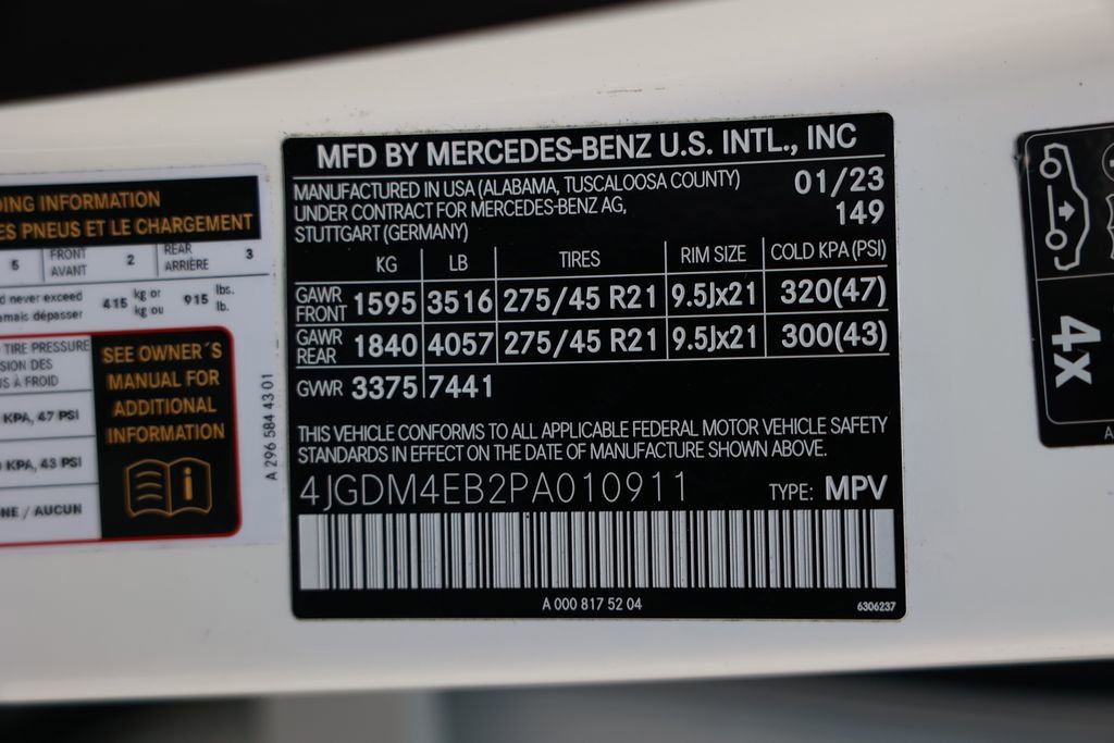 Used 2023 Mercedes-Benz EQS 580 4MATIC SUV image 40