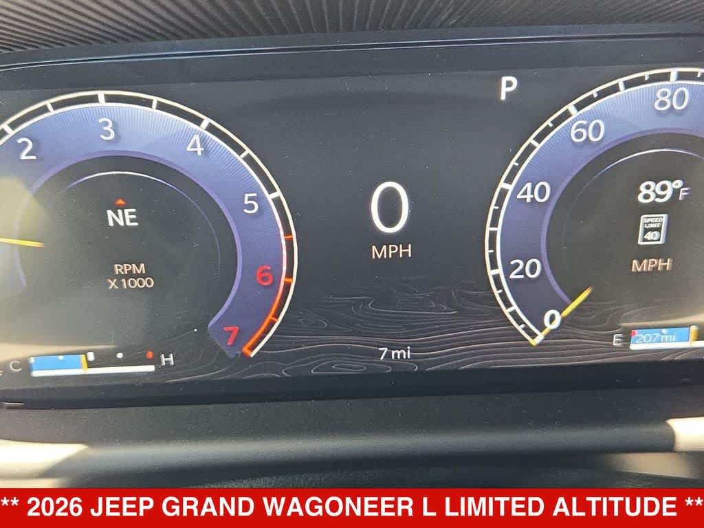 New 2026 Jeep Grand Wagoneer L Limited w/ Rear Seat Video Group I AWD/4WD image 32
