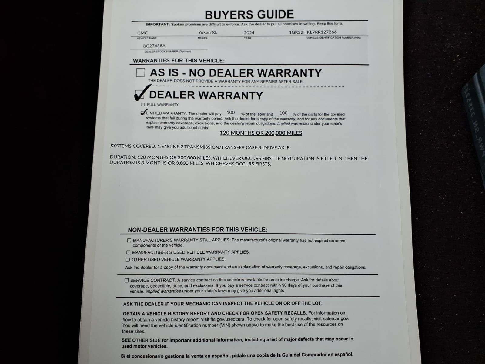 Used 2024 GMC Yukon XL AT4 AWD/4WD image 42