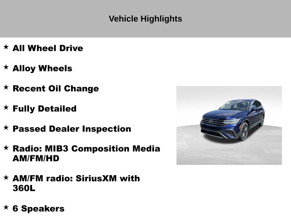 Used 2023 Volkswagen Tiguan SE FWD image 9