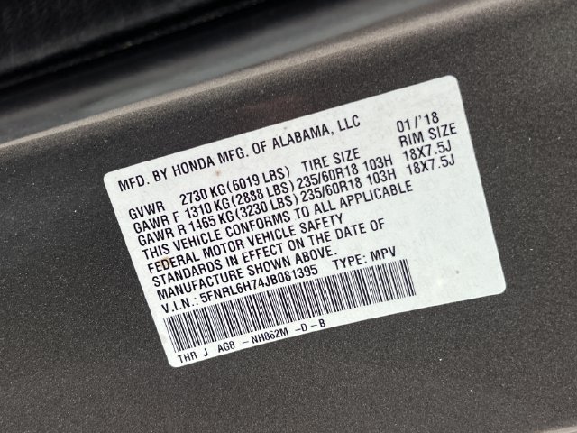 Used 2018 Honda Odyssey EX-L image 32