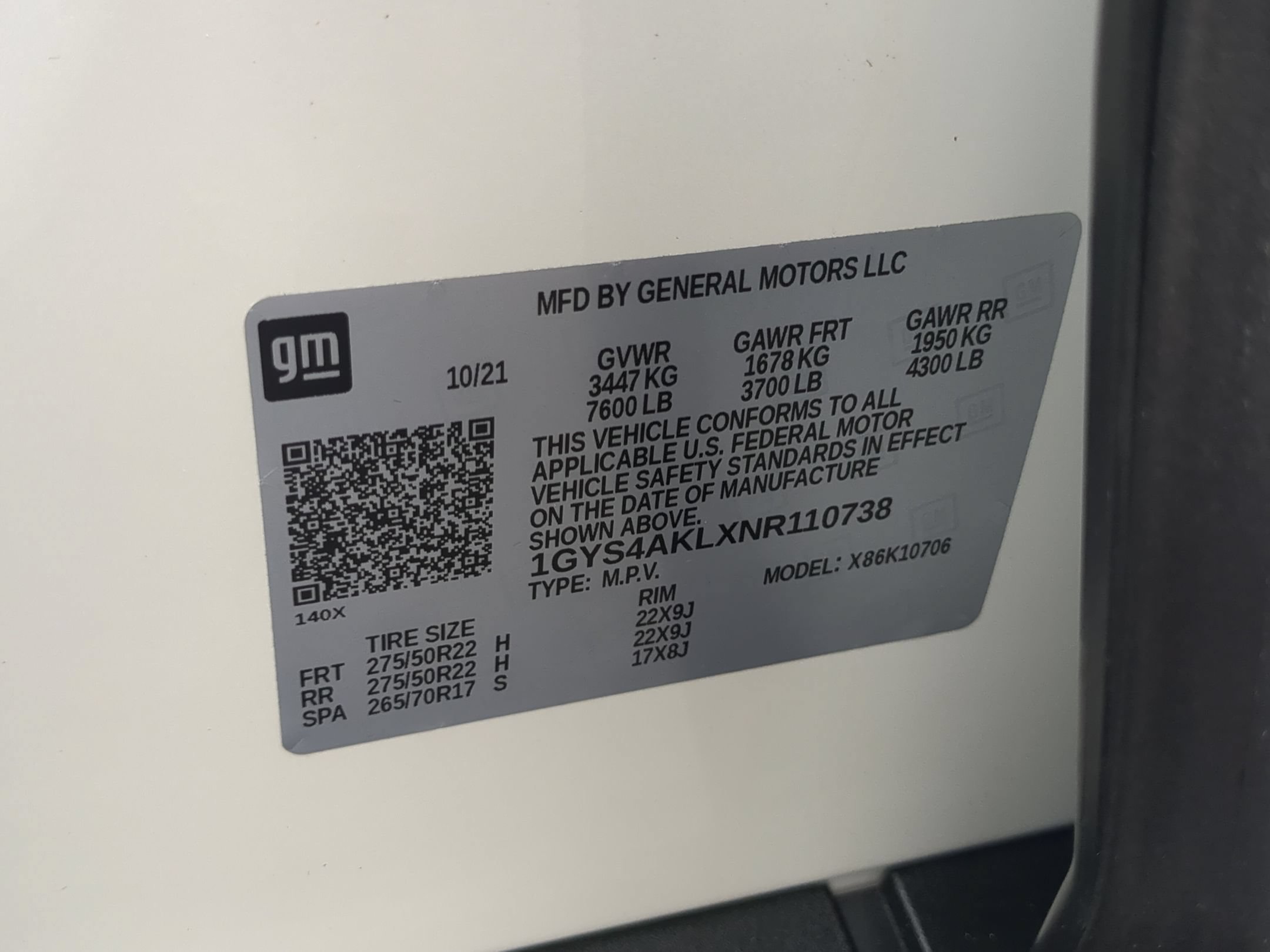 Certified 2022 Cadillac Escalade Luxury AWD/4WD image 33