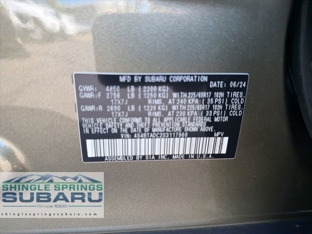 Certified 2025 Subaru Outback Premium image 61