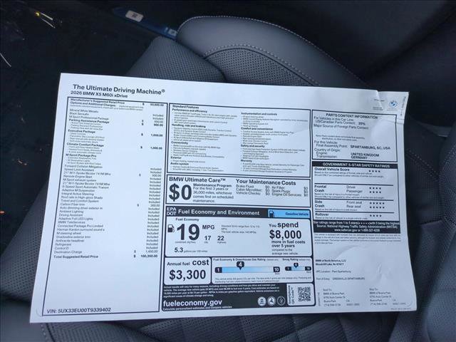 New 2026 BMW X5 M60i w/ Executive Package image 18