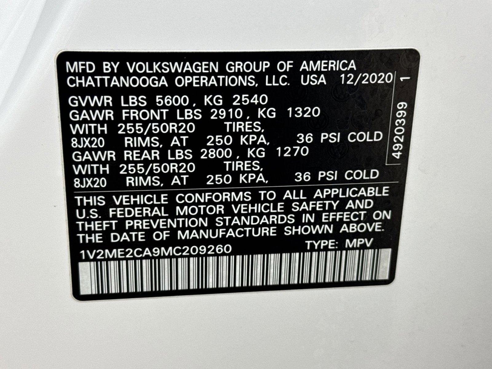 Used 2021 Volkswagen Atlas Cross Sport SE image 33