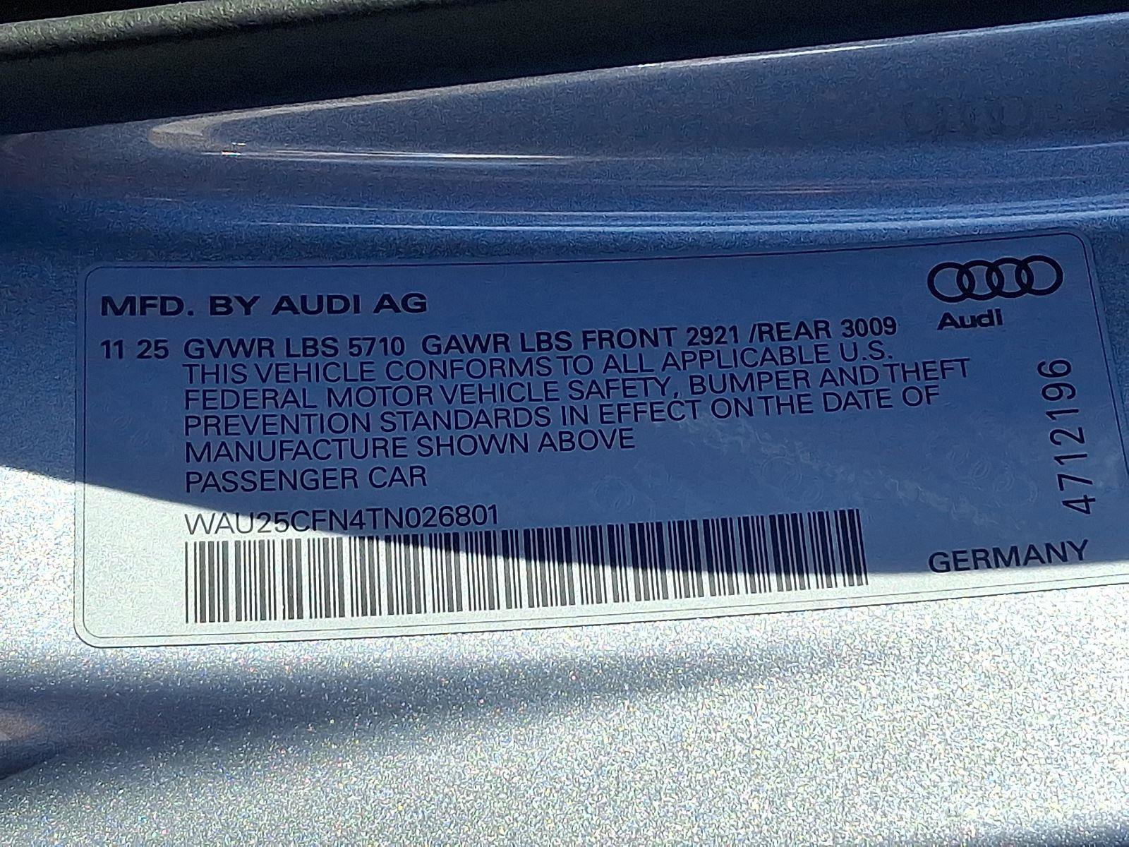 New 2026 Audi A6 Premium Plus image 22