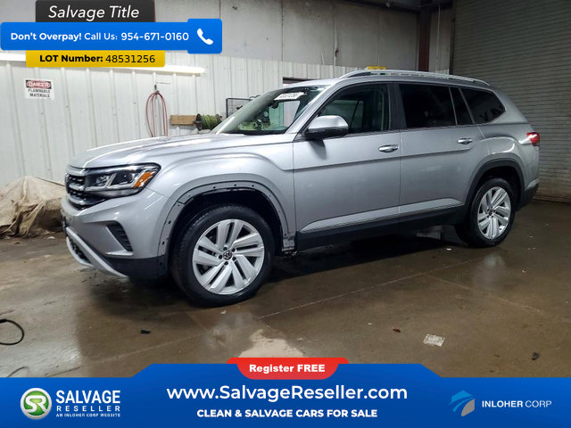 Used 2021 Volkswagen Atlas SEL w/ MDO Package (Bench Seat) AWD/4WD image 1
