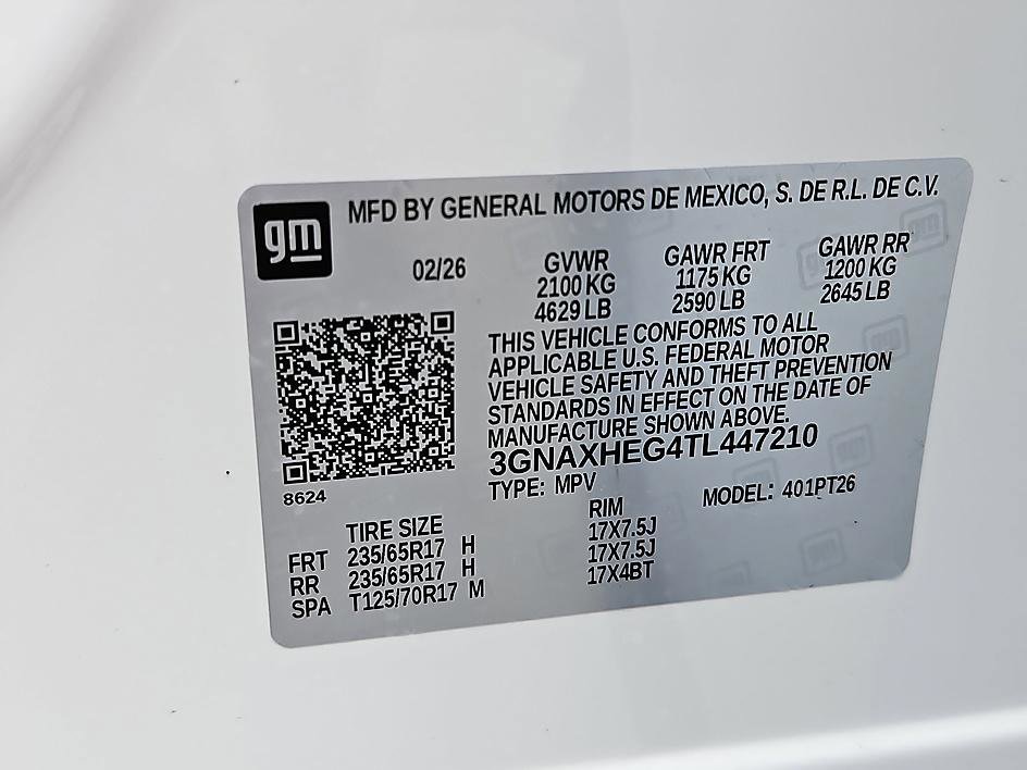 New 2026 Chevrolet Equinox LT image 20