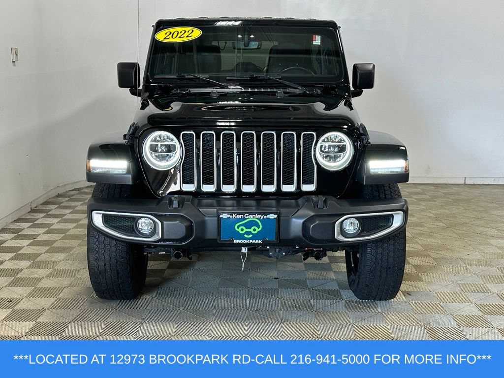 Used 2022 Jeep Wrangler Unlimited Sahara w/ LED Lighting Group AWD/4WD image 2