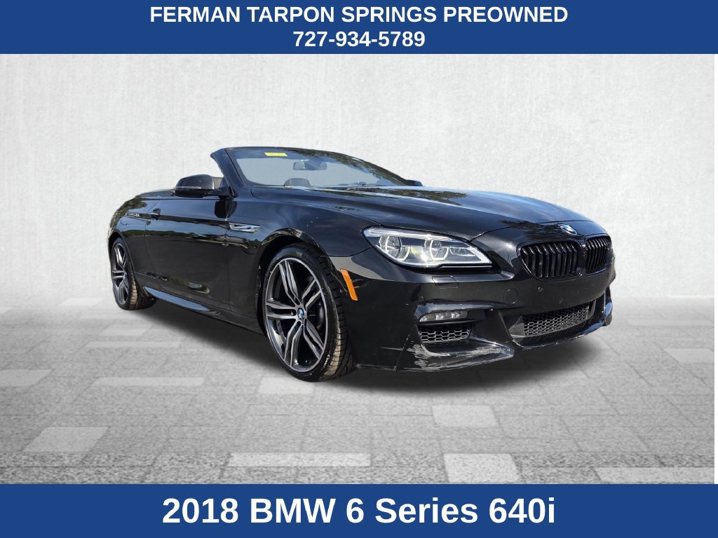 Used 2018 BMW 640i Convertible RWD image 1