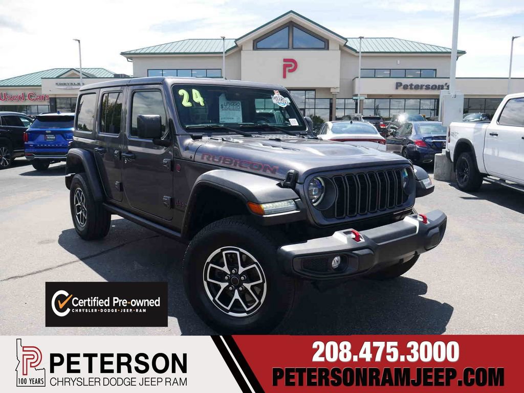 Used 2024 Jeep Wrangler Unlimited Rubicon AWD/4WD image 1