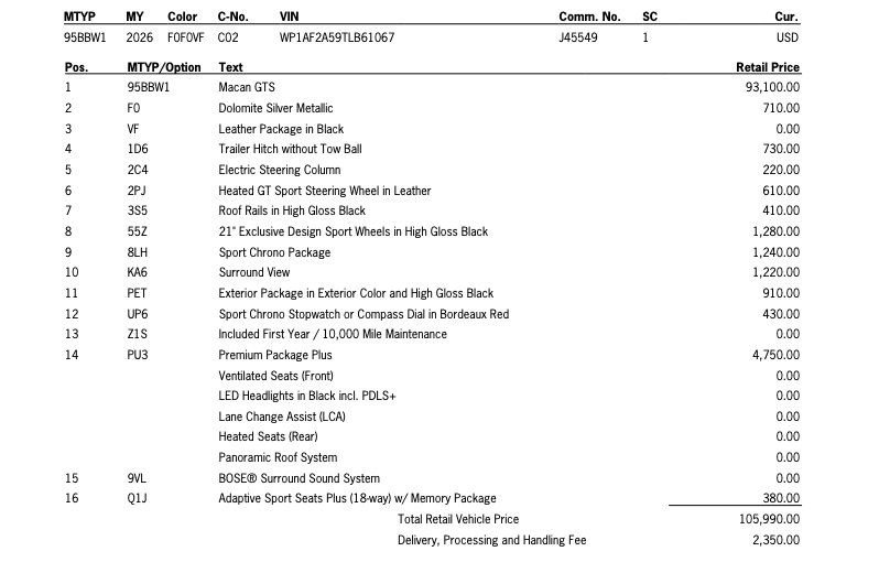 New 2026 Porsche Macan GTS image 44