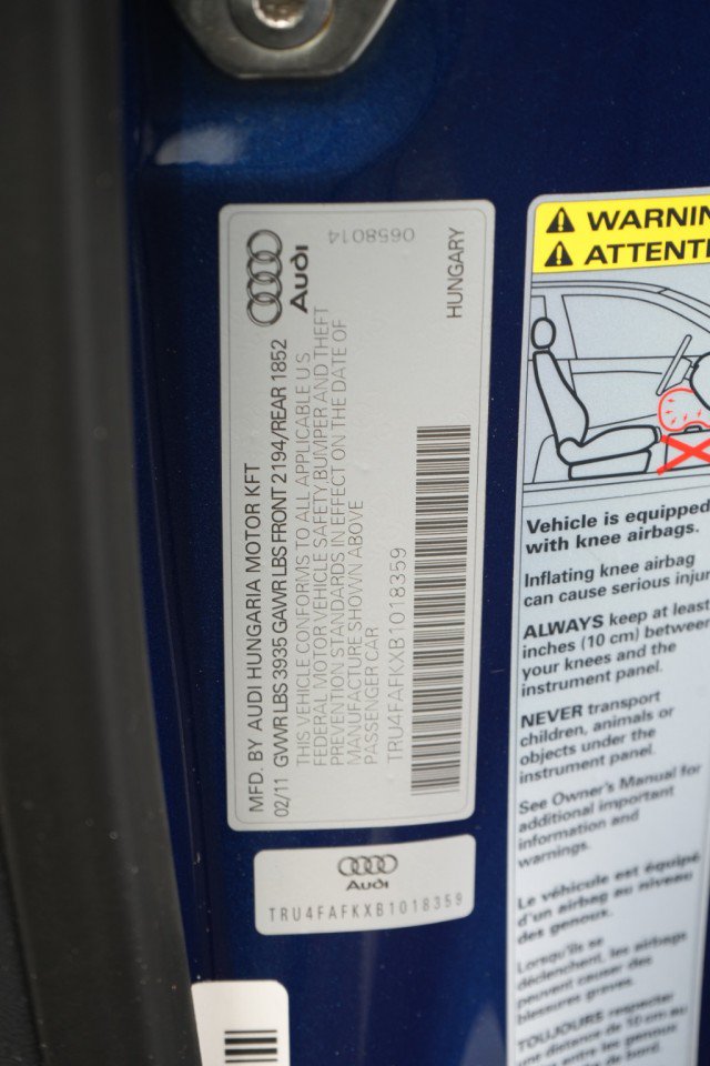 Used 2011 Audi TT 2.0T Prestige AWD/4WD image 26