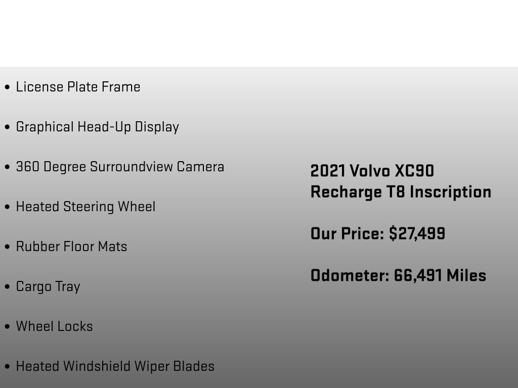 Used 2021 Volvo XC90 T8 Inscription w/ Advanced Package AWD/4WD image 30