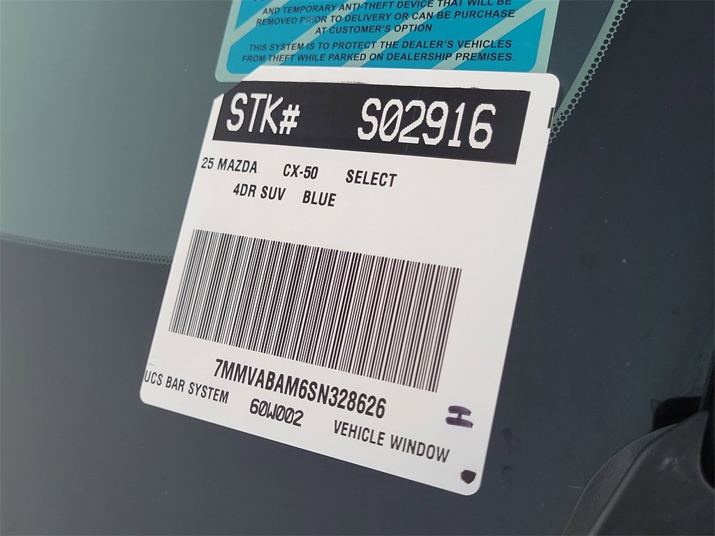 Certified 2025 MAZDA CX-50 AWD 2.5 S w/ Select Package image 28