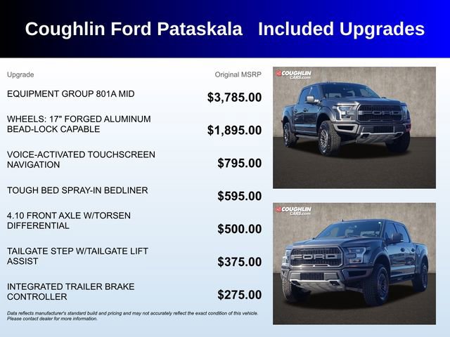 Used 2020 Ford F150 Raptor w/ Equipment Group 801A Mid image 3