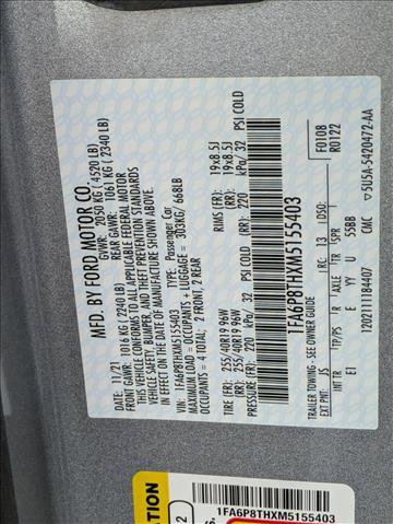 Used 2021 Ford Mustang Premium w/ Pony Package image 24