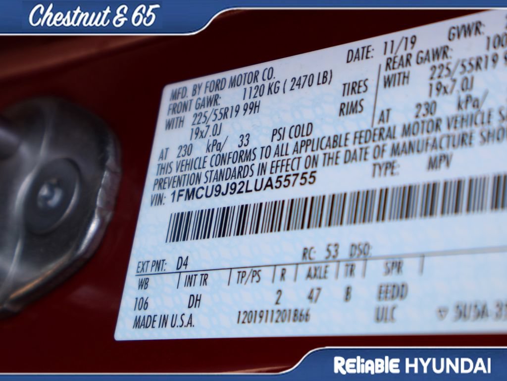 Used 2020 Ford Escape Titanium AWD/4WD image 44
