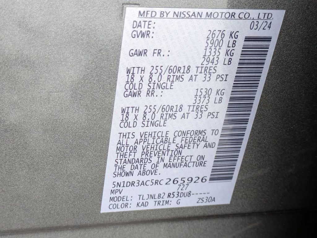 Certified 2024 Nissan Pathfinder S image 29