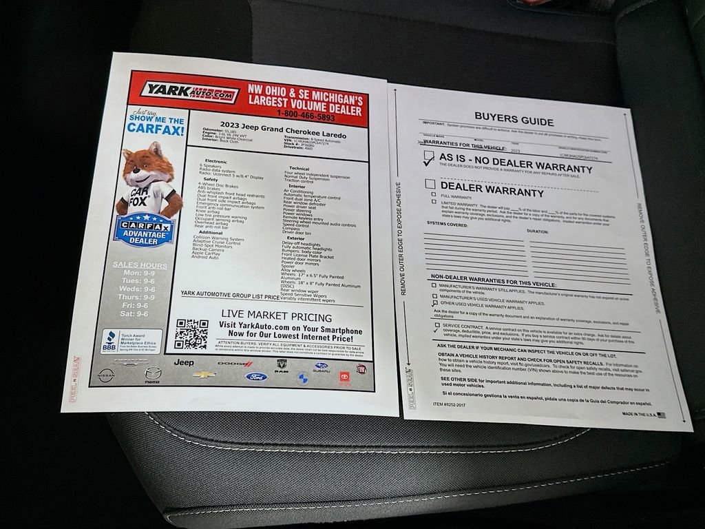 Certified 2023 Jeep Grand Cherokee Laredo image 15