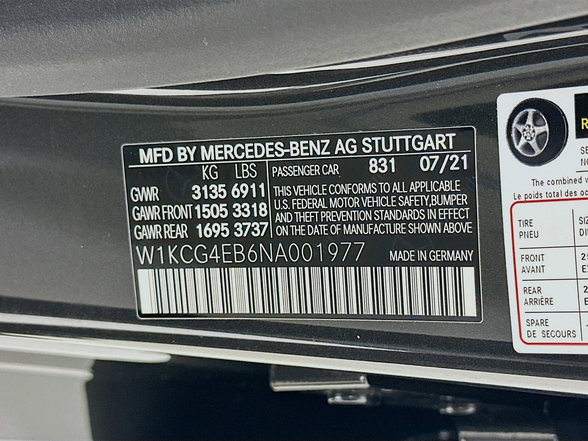 Certified 2022 Mercedes-Benz EQS 580 4MATIC Sedan image 34