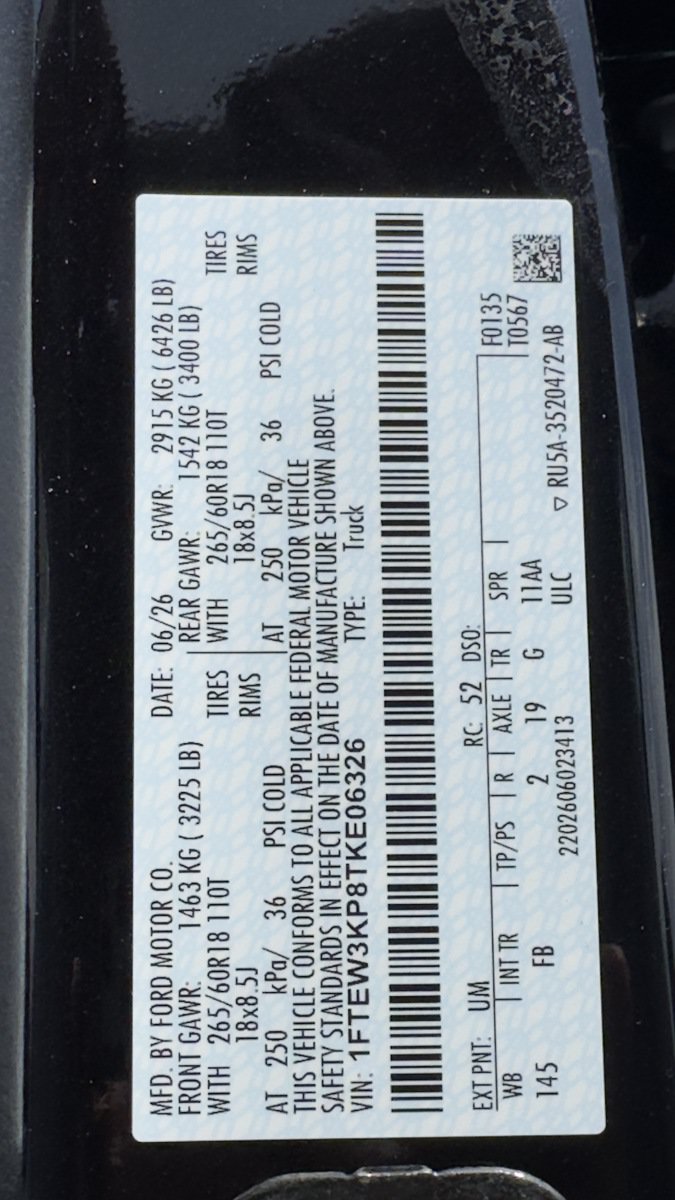 New 2026 Ford F150 XLT w/ Equipment Group 302A MID RWD image 16
