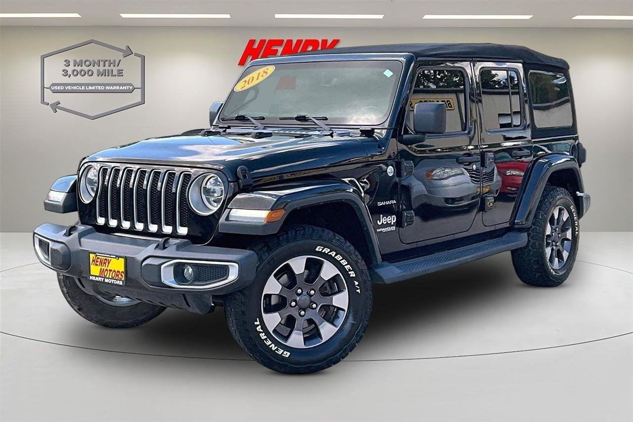 Used 2018 Jeep Wrangler Unlimited Sahara AWD/4WD image 3