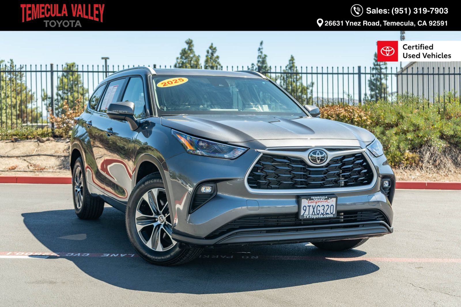Certified 2025 Toyota Highlander XLE
