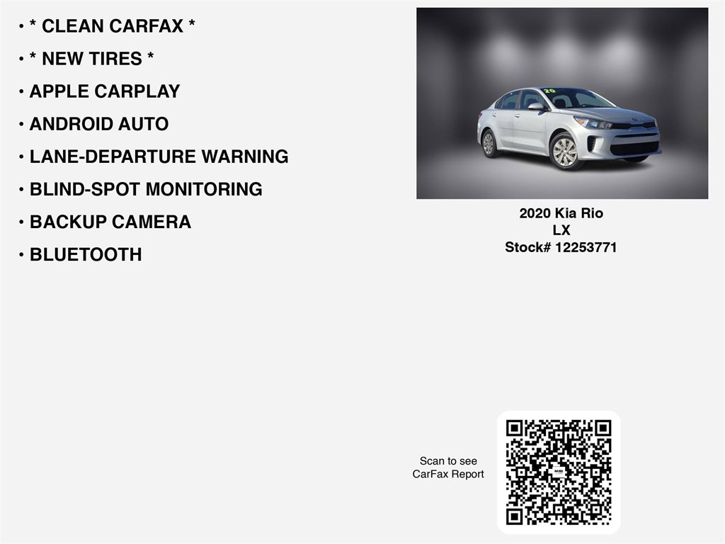 Used 2020 Kia Rio LX image 7