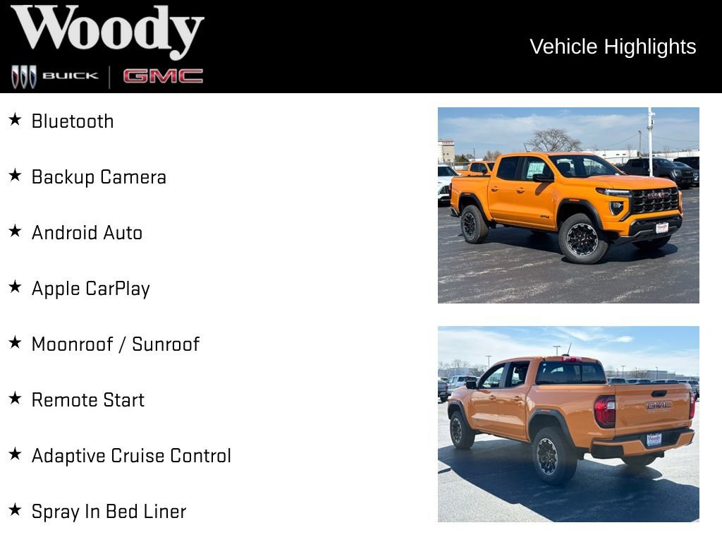 New 2026 GMC Canyon AT4 w/ Technology Plus Package AWD/4WD image 3