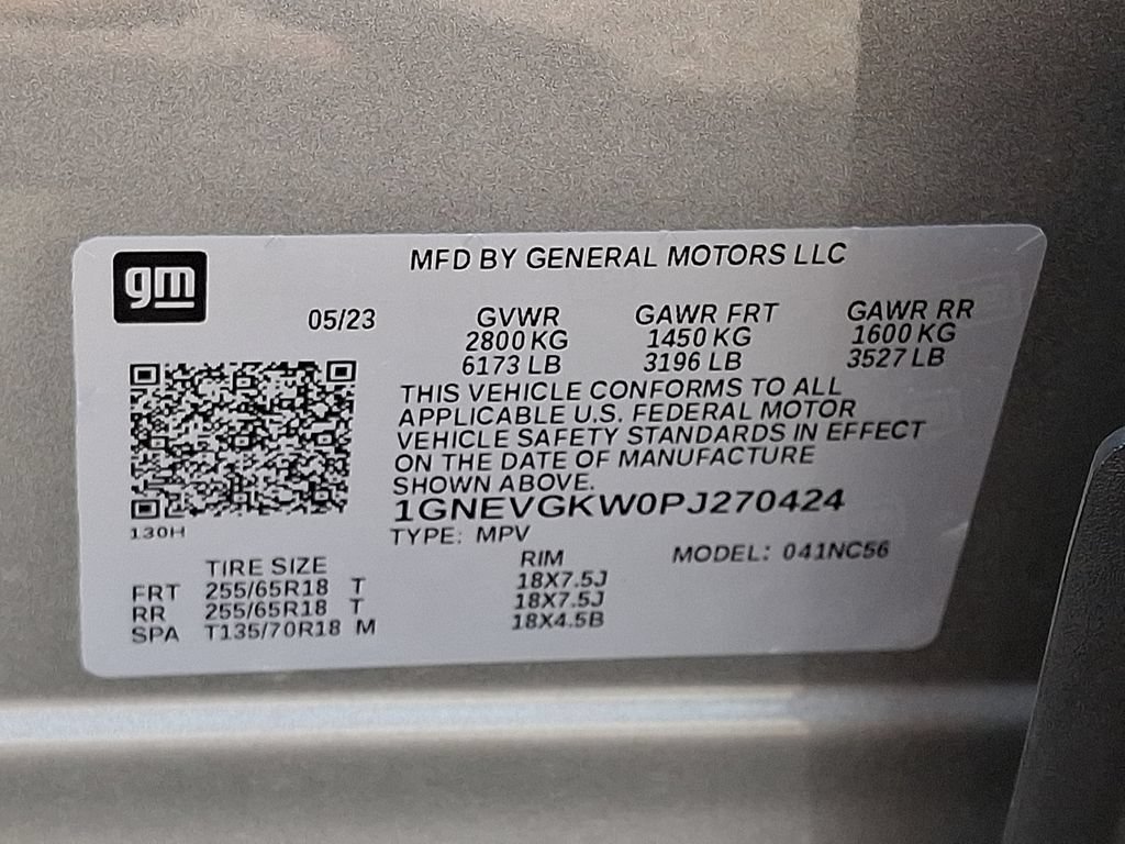 Used 2023 Chevrolet Traverse LT w/ LPO, Floor Liner Package AWD/4WD image 28