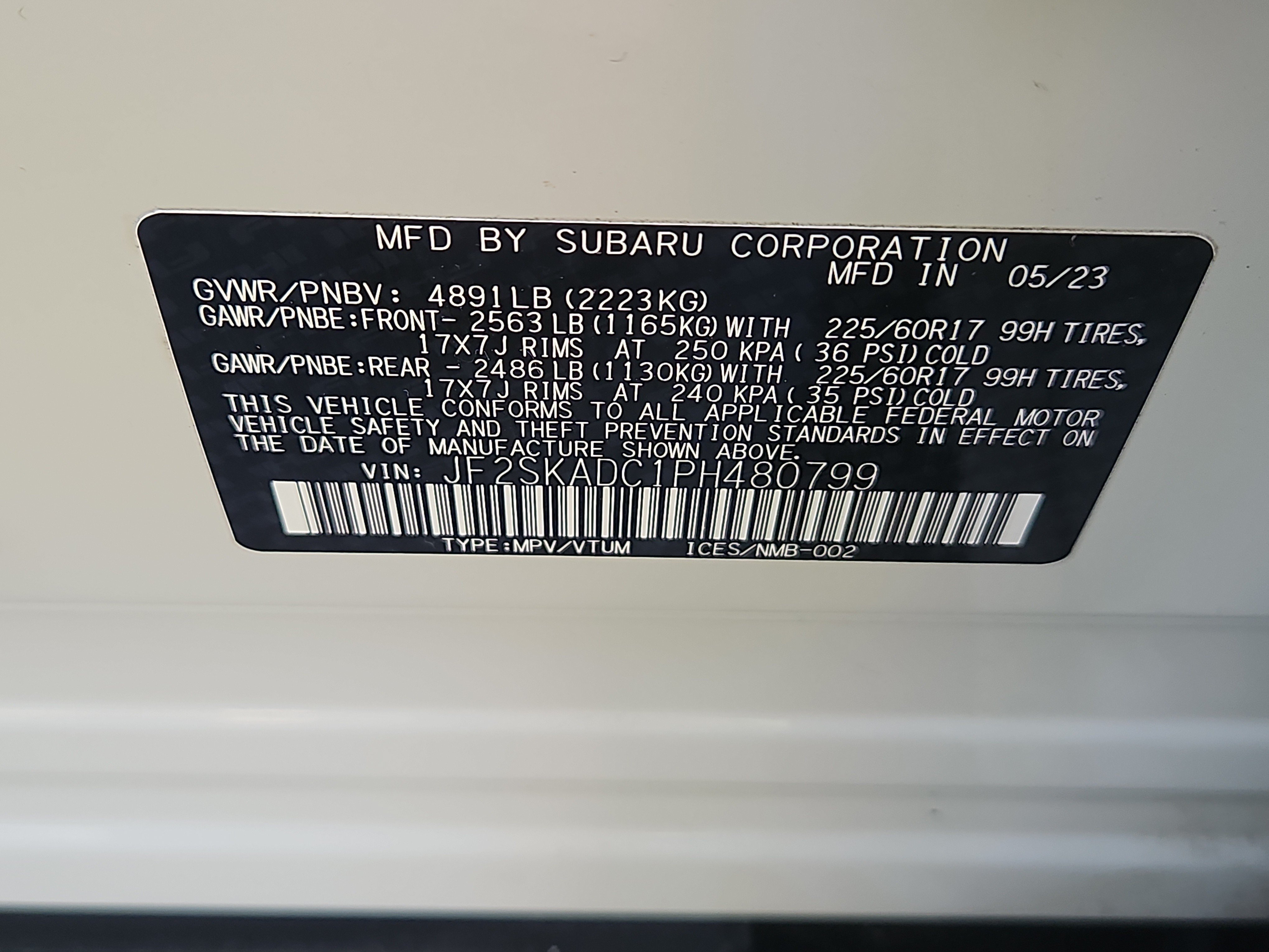 Certified 2023 Subaru Forester Premium AWD/4WD image 7