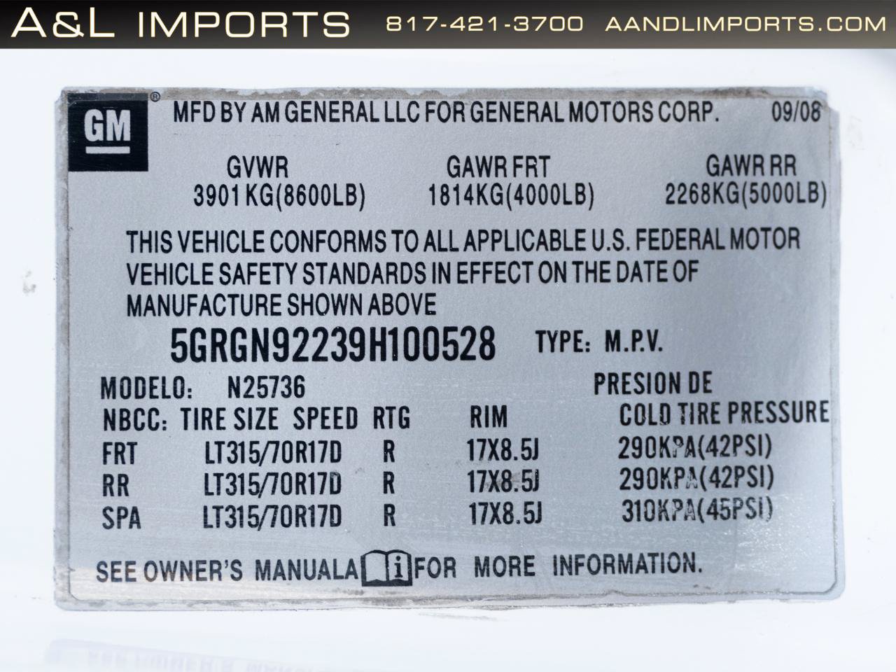 Used 2009 HUMMER H2 SUT AWD/4WD image 67