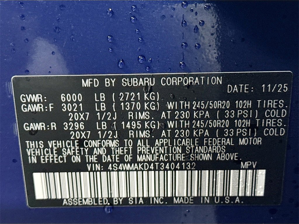 New 2026 Subaru Ascent Touring image 32