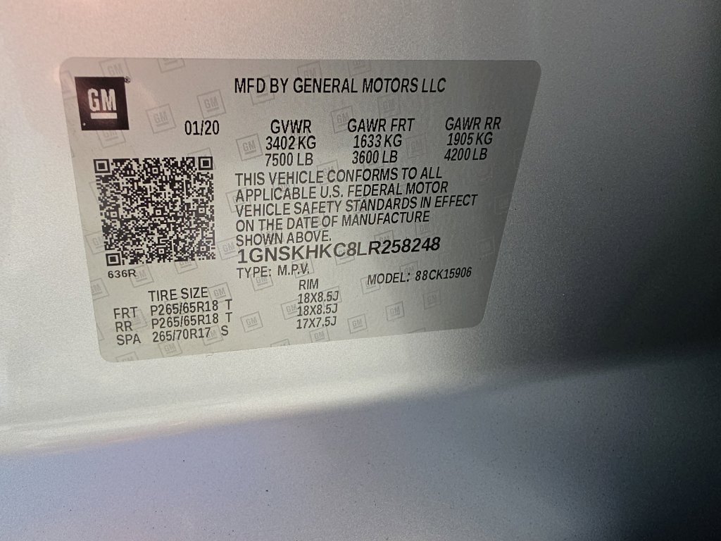 Used 2020 Chevrolet Suburban LT AWD/4WD image 7